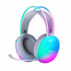 Наушники AULA S505 бирюзовые, игровые, проводные USB