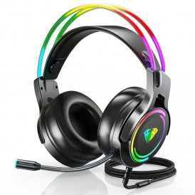 Наушники AULA S506, игровые, проводные USB