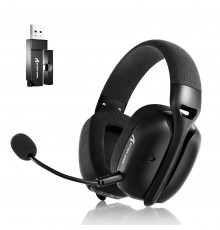 Наушники | Attack Shark L80 Pro | 2.4 ГГц + Bluetooth + AUX + USB + Type-C