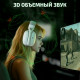 Наушники | Attack Shark L80 Pro ◇ белый | 2.4 ГГц + Bluetooth + AUX + USB + Type-C