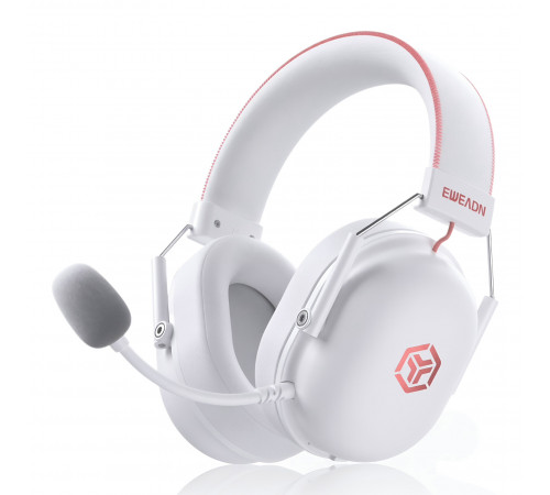 Наушники | EWEADN VX01 ◇ бело-розовый | 7.1 Virtual Surround | USB