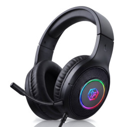 Наушники | EWEADN VX03 ◇ чёрный | 7.1 Virtual Surround | USB