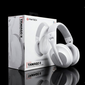 Наушники FANTECH Tamago II белые, игровые, беспроводные