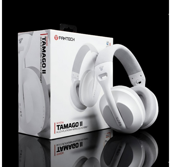 Наушники FANTECH Tamago II белые, игровые, беспроводные