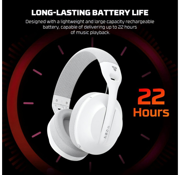 Наушники FANTECH Tamago II белые, игровые, беспроводные