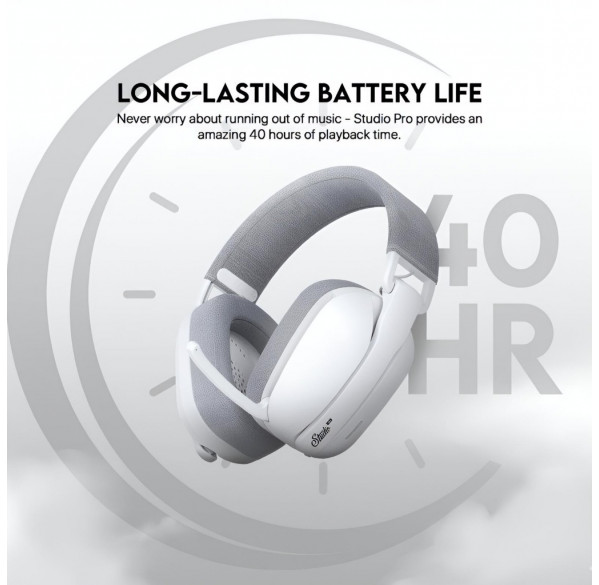 Наушники FANTECH Studio PRO белые, игровые, беспроводные