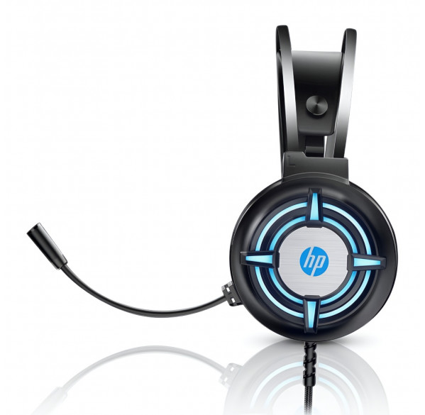 Наушники HP H120 Stereo Gaming, игровые, проводные USB