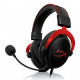 Наушники HyperX Cloud II, чёрно-красный | USB, AUX | игровые, проводные