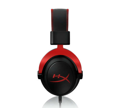 Наушники HyperX Cloud II, чёрно-красный | USB, AUX | игровые, проводные