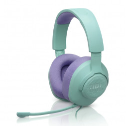 Наушники JBL Quantum 100 M2, сине-зелёный | AUX | игровые, проводные