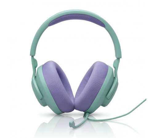Наушники JBL Quantum 100 M2, сине-зелёный | AUX | игровые, проводные