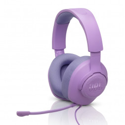 Наушники JBL Quantum 100 M2, фиолетовый | AUX | игровые, проводные