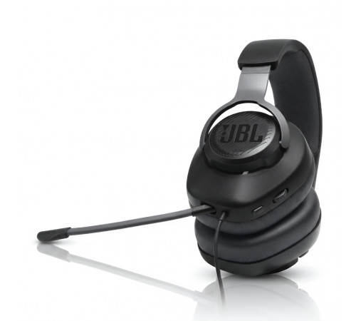 Наушники JBL Quantum 100, чёрный | AUX | игровые, проводные