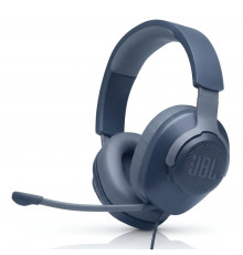 Наушники JBL Quantum 100, синий | AUX | игровые, проводные