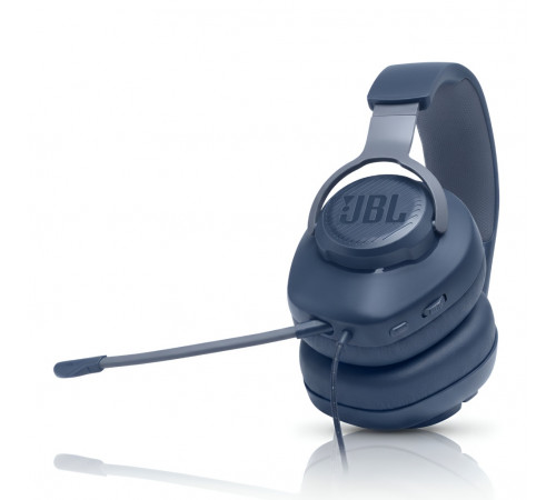Наушники JBL Quantum 100, синий | AUX | игровые, проводные