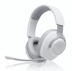 Наушники JBL Quantum 100, белый | AUX | игровые, проводные