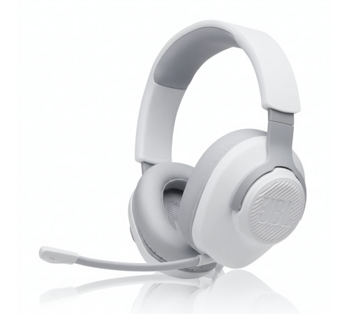 Наушники JBL Quantum 100, белый | AUX | игровые, проводные