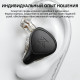 Наушники KZ ZEX Pro Black с микрофоном, внутриканальные IEM, игровые 
