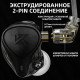 Наушники KZ ZEX Pro Black с микрофоном, внутриканальные IEM, игровые 