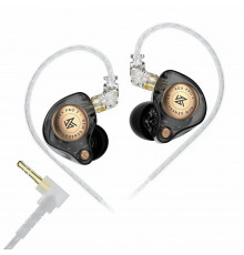 Наушники капли KZ-EDX PRO 2 Black с микрофоном, игровые