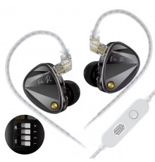 Наушники KZ Vader Pro с микрофоном, внутриканальные IEM, игровые 