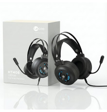 Наушники Lecoo HT405, игровые, проводные USB