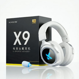 Наушники MCHOSE X9 белые, игровые, беспроводные 