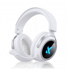Наушники | MCHOSE X9 ◇ белый | 2.4 ГГц + Bluetooth + USB + AUX