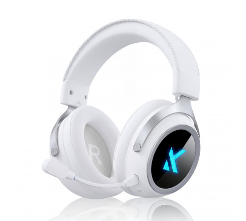 Наушники | MCHOSE X9 ◇ белый | 2.4 ГГц + Bluetooth + USB + AUX