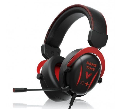 Наушники | Rapoo ESH350 ◇ чёрно-красный | 7.1 Virtual Surround | USB