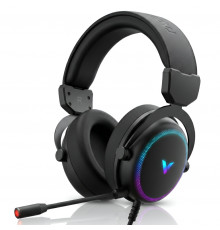 Наушники Rapoo VH300S, чёрный | игровые, проводные USB