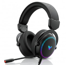 Наушники Rapoo VH300S, чёрный | игровые, проводные USB
