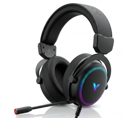 Наушники Rapoo VH300S, чёрный | игровые, проводные USB