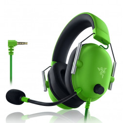 Наушники Razer Blackshark v2 X, зелёный | AUX | игровые, проводные
