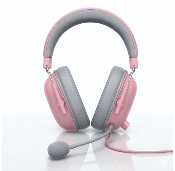 Наушники Razer Blackshark v2 X Quartz Edition розовые, игровые, проводные