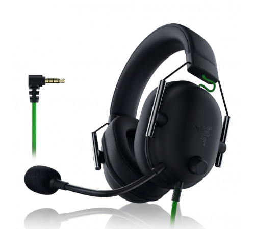 Наушники Razer Blackshark v2 X чёрные, игровые, проводные