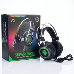 Наушники Super Bass V2 (игровые, проводные 3.5 мм)