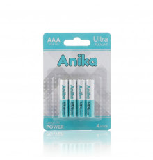 Батарейки Anika Ultra AAA | Мизинчиковые | Набор 4 шт.