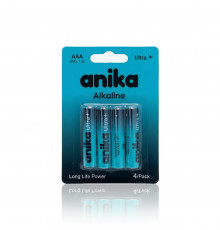 Батарейки Anika Ultra Plus AAA | Мизинчиковые | Набор 4 шт.