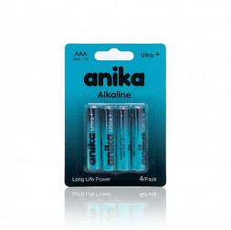 Батарейки Anika Ultra Plus AAA | Мизинчиковые | Набор 4 шт.