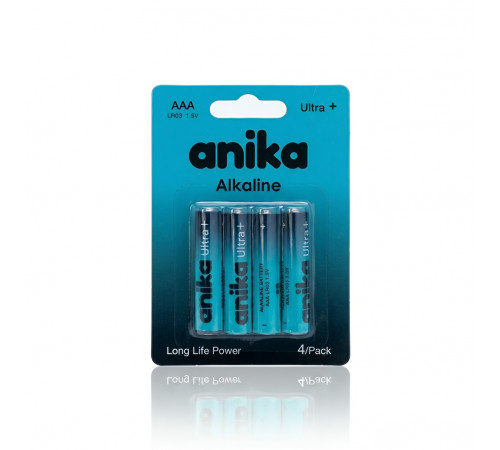 Батарейки Anika Ultra Plus AAA | Мизинчиковые | Набор 4 шт.