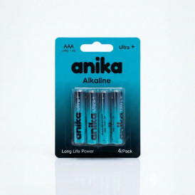 Батарейки Anika Ultra+ AAA 4 штуки
