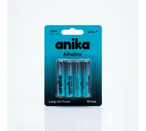 Батарейки Anika Ultra+ AAA 4 штуки