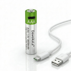 Батарейка AAA 1.5V перезаряжаемая по Type-C