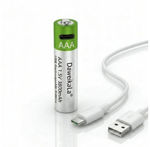 Батарейка AAA 1.5V перезаряжаемая по Type-C