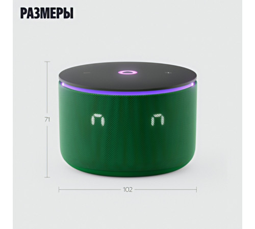 Умная колонка Яндекс Станция Мини 3 Про | Алиса | Зелёный