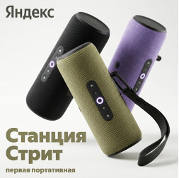 Яндекс Cтанция Стрит (портативная), умная колонка Алиса