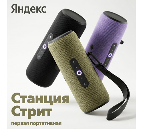 Яндекс Cтанция Стрит (портативная), умная колонка Алиса