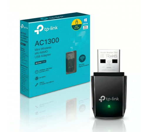 Сетевой USB адаптер TP-Link Archer T3U |  WIFI 5