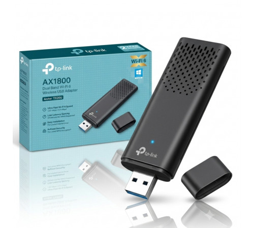 Сетевой USB адаптер TP-Link Archer TX20U | WIFI 6